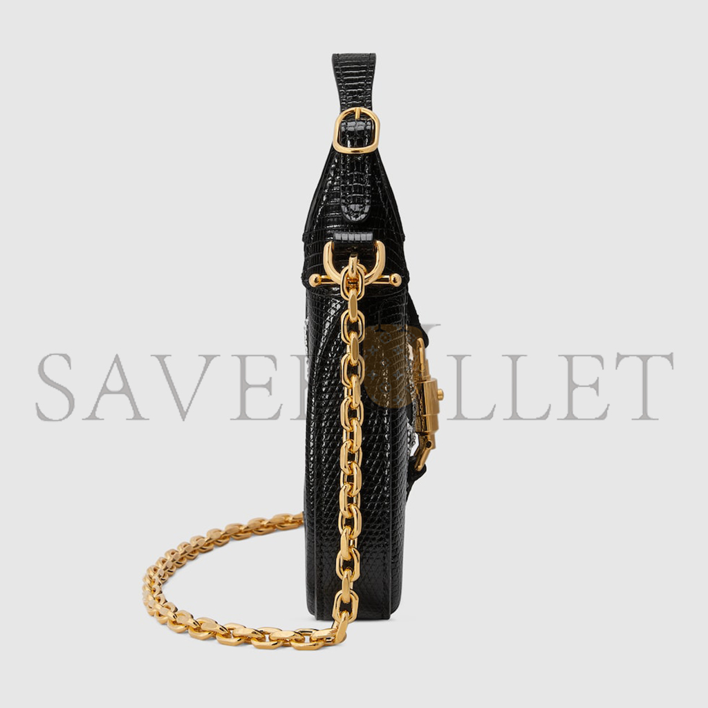 G*u*i jackie 1961 mini lizard shoulder bag 677027 (19*13*3cm)